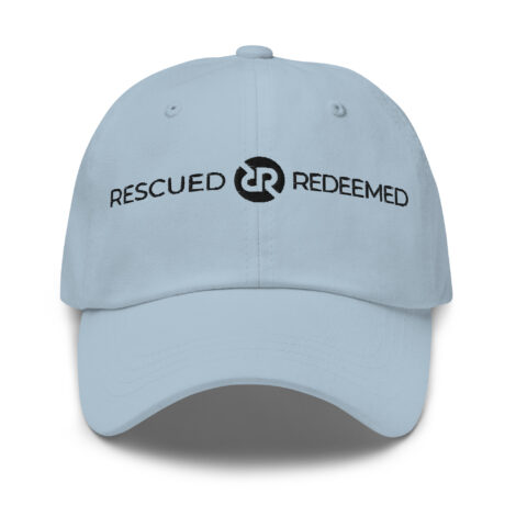 Unisex ‘Rescued and Redeemed’ Logo-Wear Baseball Cap