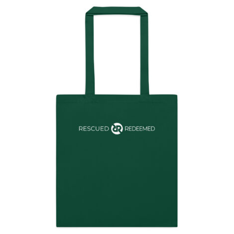 Unisex ‘Rescued and Redeemed’ Logo-Wear Tote Bag
