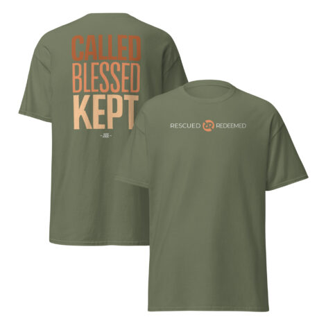 Classic Men’s Colour-Way ‘Jude: Called, Blessed and Kept’ Quote-Wear T-Shirt
