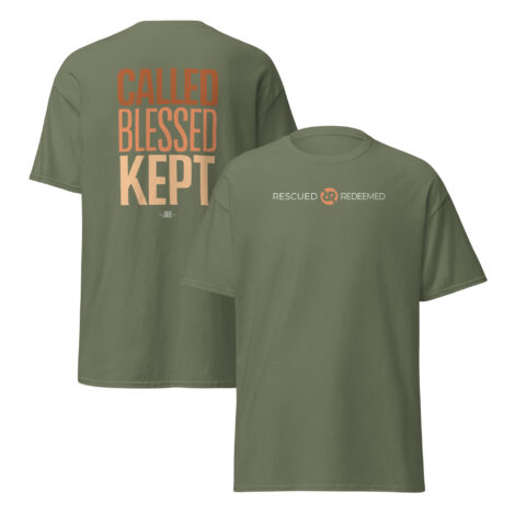 Classic Women’s Colour-Way ‘Jude: Called, Blessed and Kept’ Quote-Wear T-Shirt
