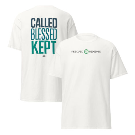 Classic Women’s Colour-Way ‘Jude: Called, Blessed and Kept’ Quote-Wear T-Shirt