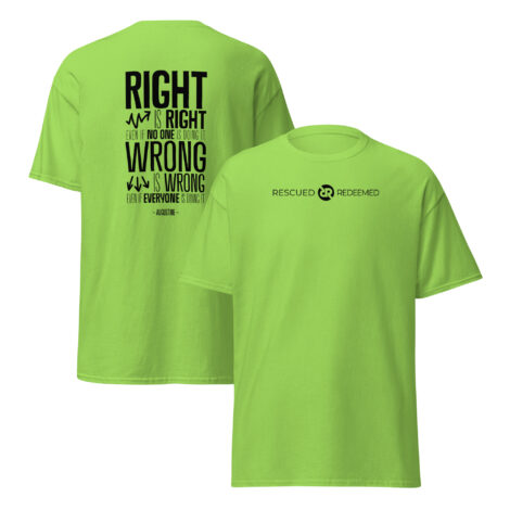 ‘Augustine: Right or Wrong’ Classic Women’s Tee