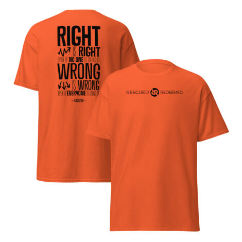 ‘Augustine: Right or Wrong’ Classic Men’s Tee